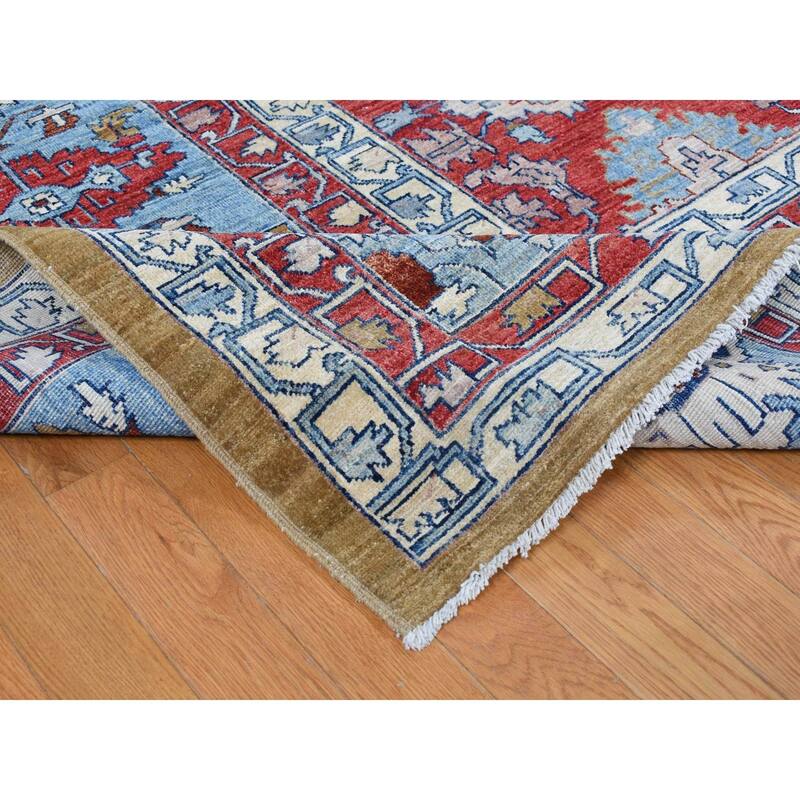 Shahbanu Rugs Old Moss Green, Geometric Bookshaish Design Peshawar